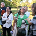 A group of parent supporters pictured together smiling at the 2025 Community Programming event for Adam's Way.